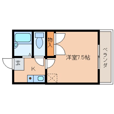 大和小泉駅 徒歩12分 2階の物件間取画像